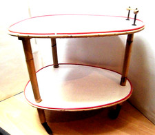 Carrello Da Servizio Bar Tiki Anni 50 Anni 60 Tavolo Lounge Di Metà Secolo