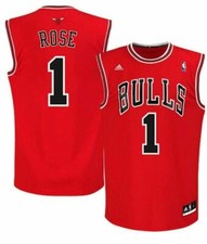 #1 Maglia Derrick Rose NBA RED