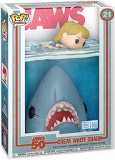 Jaws Lo Squalo Grande Squalo Bianco Funko Pop! VHS Covers 21 50th Anniversary