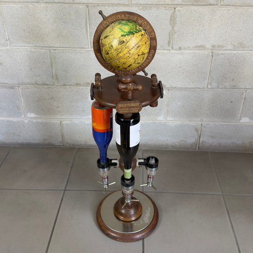 Mappamondo legno distributore - mappamondo,