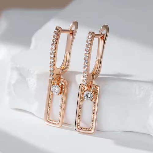 Ciondolo donna creolo oro - 🌹,