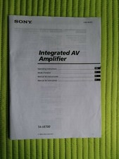 Amplificatore sony ve700 - sony,