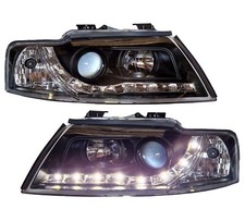 KIT FARI PER AUDI A4 8H B6 CABRIO 02-05 LED LUCE DI POSIZIONE NERO (YJ)