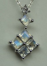 Elegante Pendente In Topazio