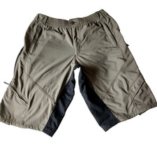 Endura Hummvee pantaloncino uomo XXL MTB ciclismo tasche larghe prese d'aria nylon cachi