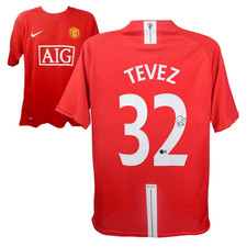 Carlos Tevez Signed Manchester