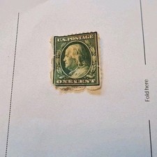 Raro Benjamin Franklin verde