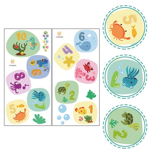 Set decalcomanie cartoni - set, 4