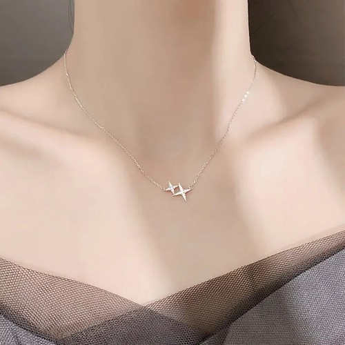 Collana stella argento