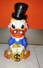 Pupazzo Gomma zio Paperone Scrooge Sacco Dollari Ledra Ledraplastic No Biserka 
