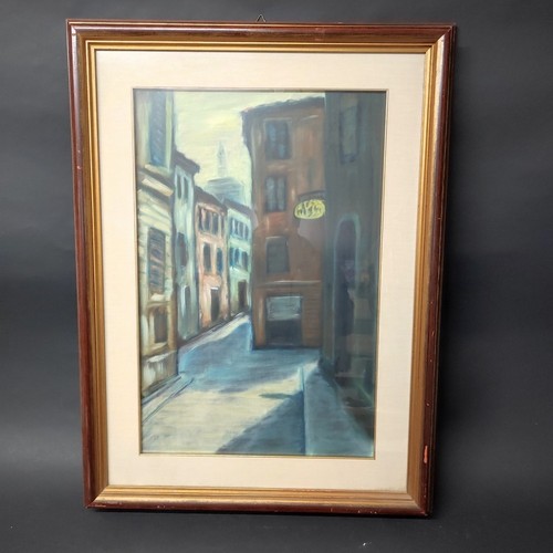 Dipinto olio con scorcio - dipinto,