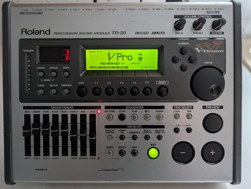 Roland modulo audio - td-20,