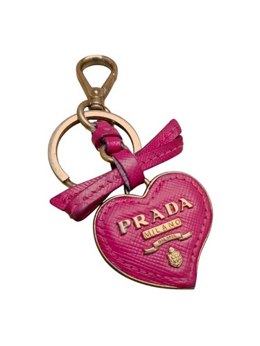 Prada nastro cuore portachiavi - prada,