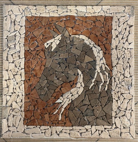 Testa cavallo mosaico - di, /