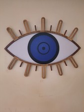 Charm Arte Legno Marrone Blu
