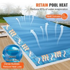 16 Mil Solar Pool Cover Heater