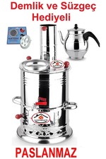 Samovar uso legno e carbone