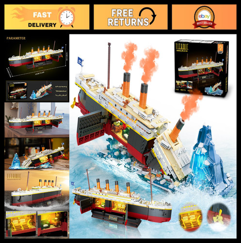 Set costruzioni nave titanic - set,