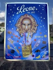 ?Insegna Leone Pubblicitaria Vintage Modernariato Targa Epoca Tabella Latta