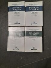 i grandi dizionari paravia  TULLIO DE MAURO inglese oxford italiano  4 volumi
