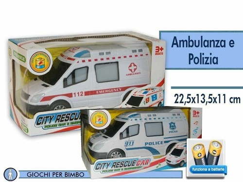 Ambulanza polizia gioco - x,