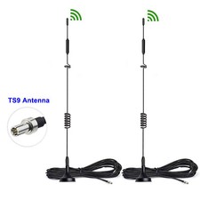 2x Antenna TS9 esterna 12DB 4G per Huawei R212 MF93 E392 E5573 E5577 E5372 R215