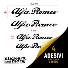 ALFA ROMEO 4 adesivi per pinze