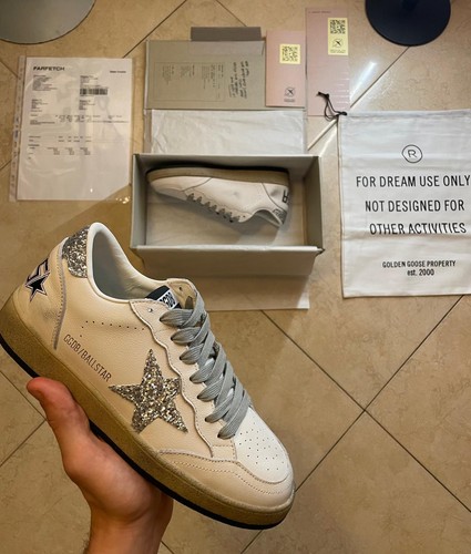 Golden goose ball - star, bianca