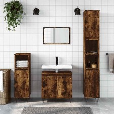 vidaXL Armadietto Bagno Rovere