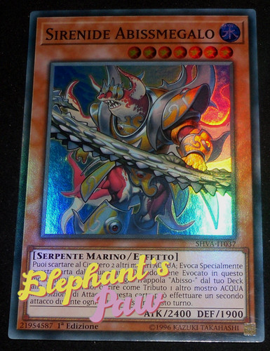 Yugioh sirenide abissmegalo - yugioh,