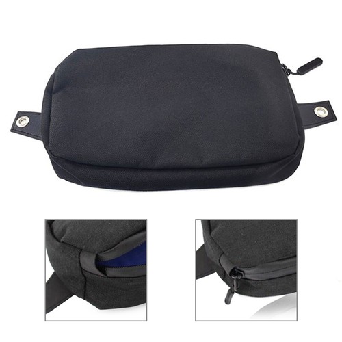 Borsa portaoggetti nera per