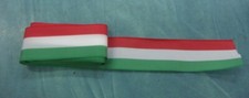1 METRO METRI FETTUCCIA FASCIA TRICOLORE NASTRO RASO VARIE MISURE ITALIA