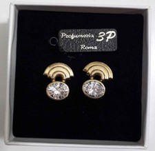 Orecchini punto luce zirconi  cristallo
