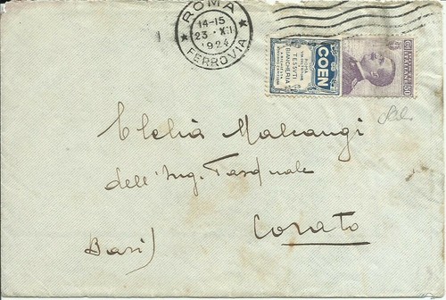 Lettera con cent michetti - lettera,