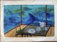 David Hockney tempesta di mare