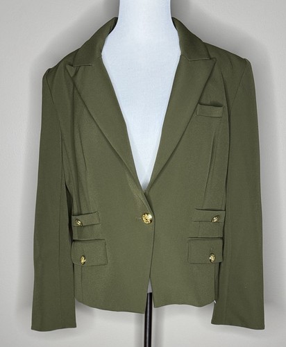 Giacca blazer donna verde