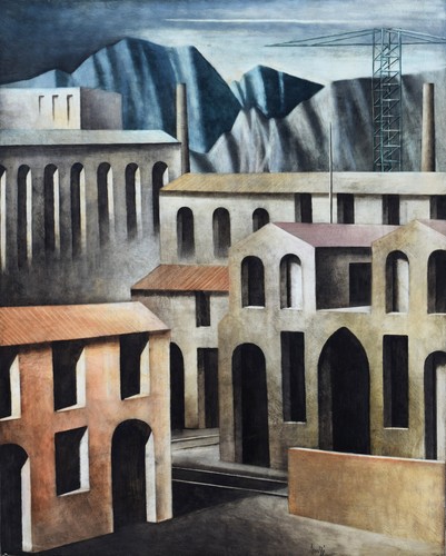 Marcello scuffi olio tela - scuffi,