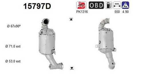 120 catalizzatore per - kw,
