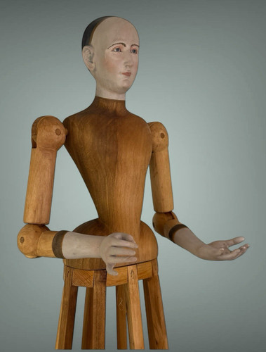 Manichino devozione legno - manichino,