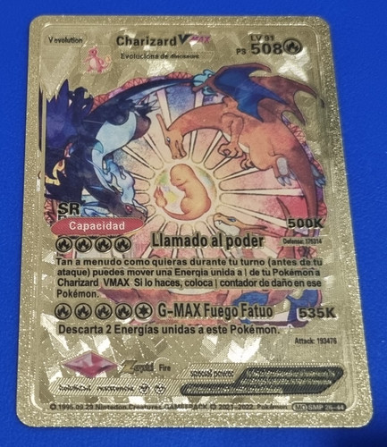 Carta tarjeta pokemon español - tarjeta,