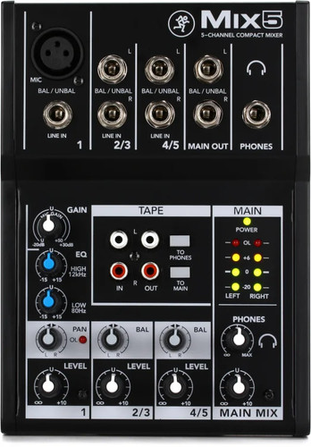 Mixer compatto canali mackie - mixer,