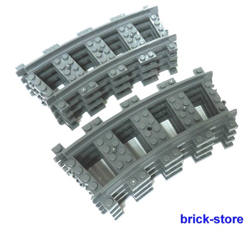 Lego ferrovia binari curvi - ferrovia, 8x