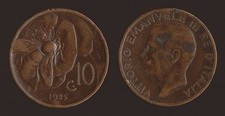 10 CENTESIMI 1925 APE -