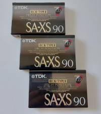 3 audiocassette vintage TDK