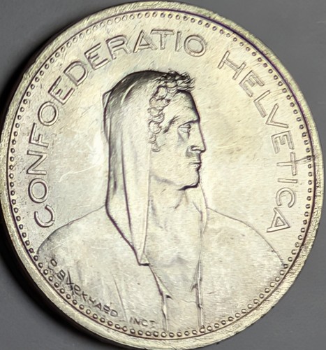 1967 svizzera 5 franchi - 1967,