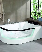 Vasca Idromassaggio Angolare cm 170x120 con comandi a destra e poggiatesta