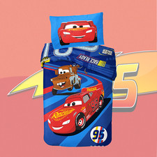 Set copripiumino singolo Disney Cars Saetta McQueen e Mater set lenzuola
