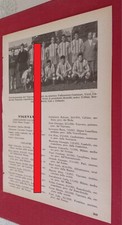 VIGEVANO SQUADRA foglio/pagina tratto da Almanacco calcio Rizzoli 1958