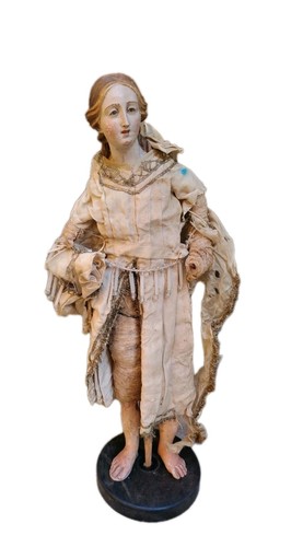 Antica statua santa testa - antica,