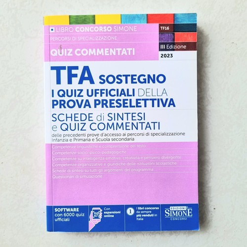 Libro concorso tfa sostegno - libro,